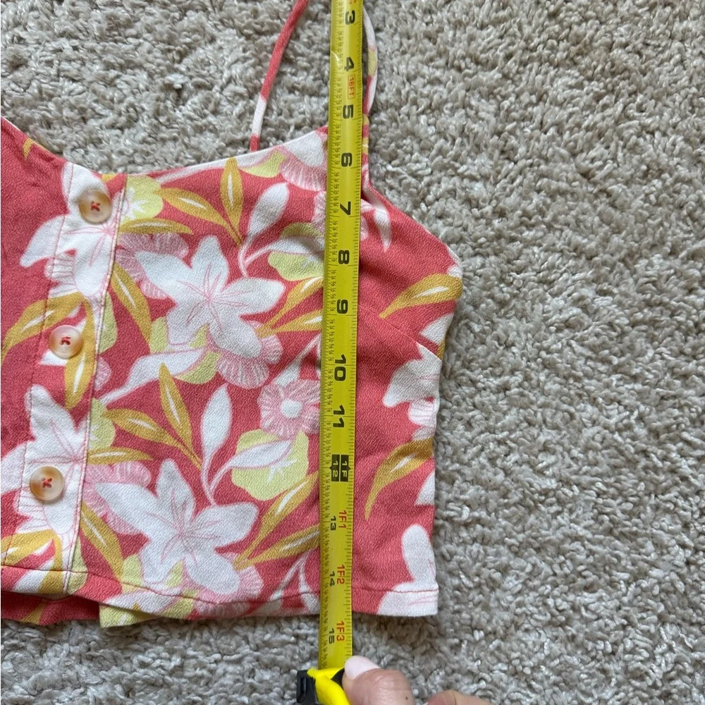 Hurley Pink and Yellow Floral Camisole - Picture 3 of 9